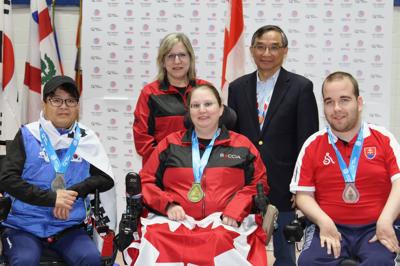 CSL’s Alison Levine golden at Defi Sportif boccia tournament