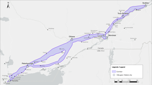 Alto map planned route