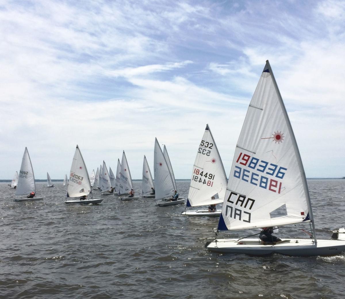 Beaconsfield Yacht Club Laser Sailboat Regatta A Tribute To The