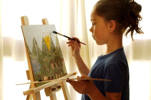 Supermom In Training Cool Art Projects With Canvases Parenting 101 Thesuburban Com Explore painted representations of landscapes, sets, or distant locations used to create the illusion of an environment. supermom in training cool art projects