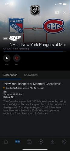 For now I will watch the Habs games via my Fibe TV app thank you ...