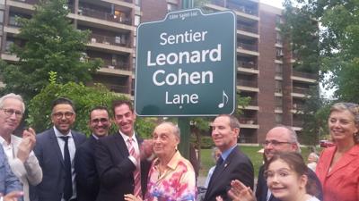 CSL inaugurates Leonard Cohen Lane