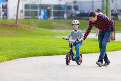 handle to teach bike riding