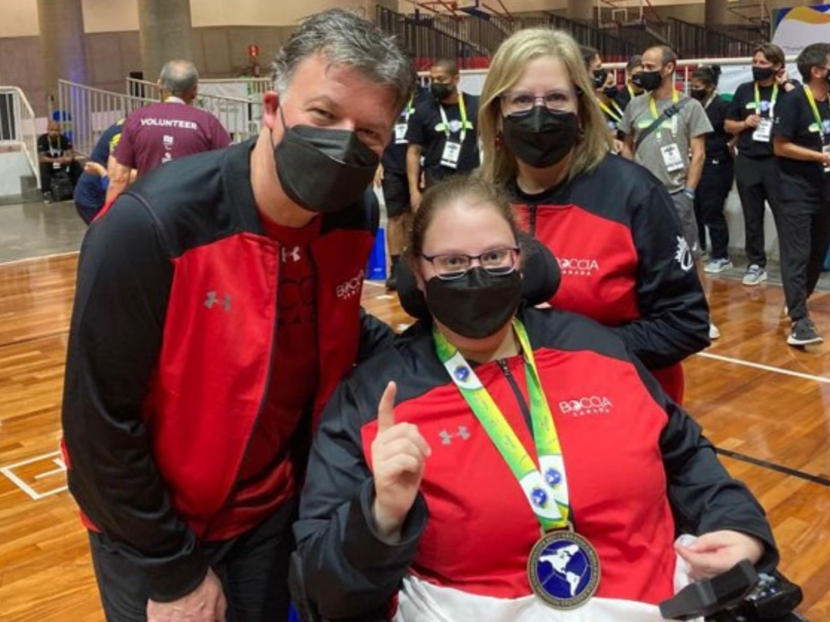 Alison Levine wins double gold at the World Boccia Americas