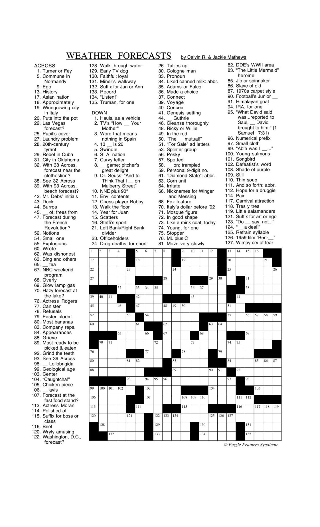 Weather Forecasts Fun