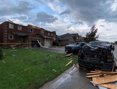 Strong Ef 2 Tornado Injures 9 In Barrie Ontario Suburban Weather Thesuburban Com