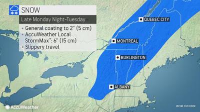 More Wintry Precipitation For Southern Quebec Suburban Weather