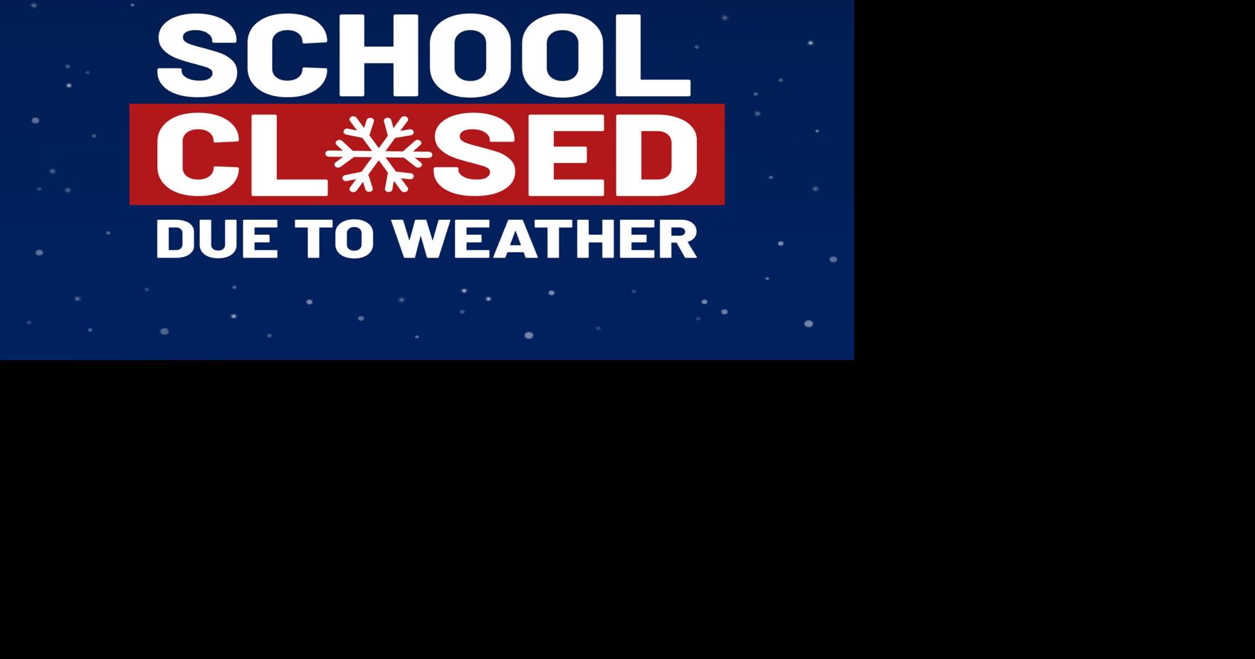 School closures for March 12