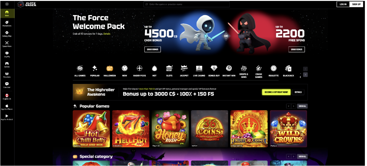 καλύτερο μπόνους παραπομπής στο Slotsvader Casino