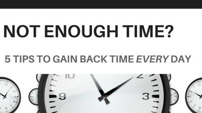 Houses & Homes: 5 Tips to gain back time every day ...