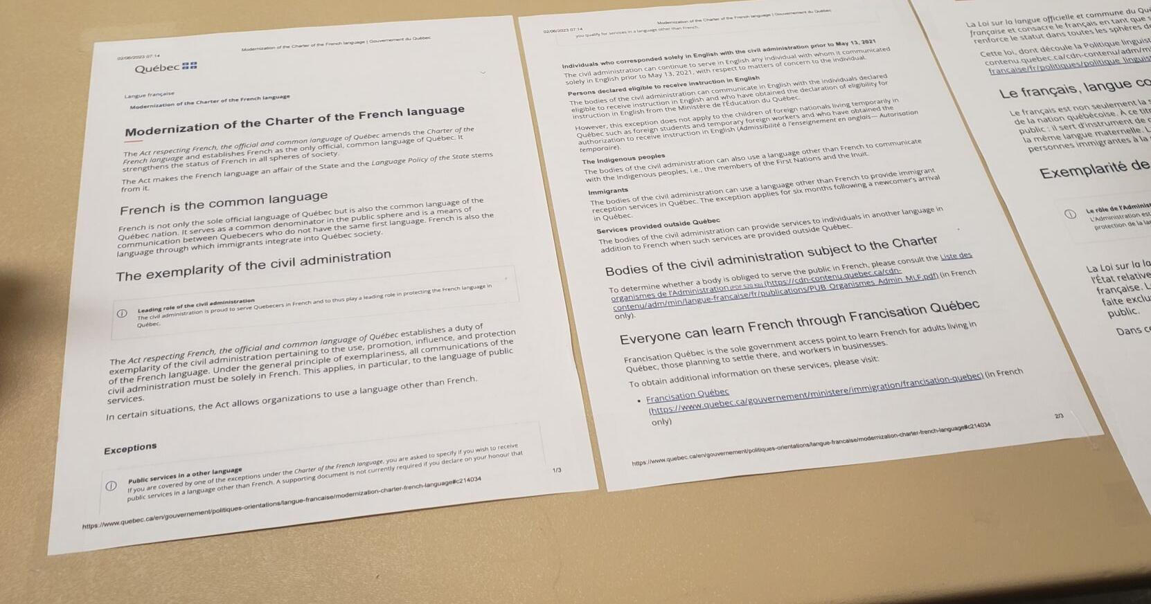 Did Hydro-Québec break Bill 96 rules in public meeting? - Vimarsana News