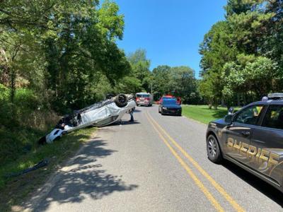 Rollover ends chase