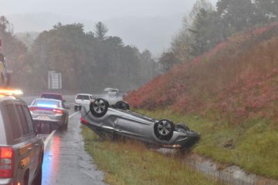 Rainy Day car Wreck
