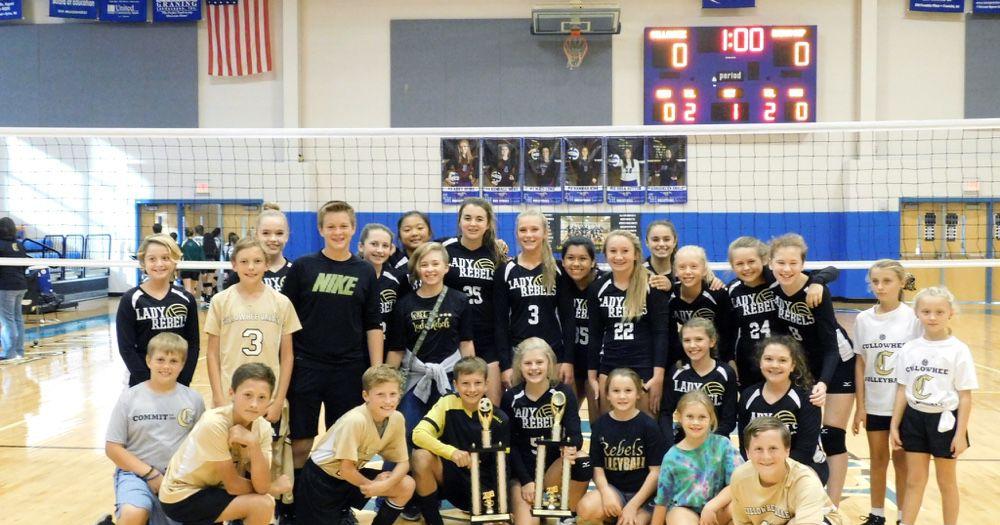 Middle School volleyball tournament champions Sports