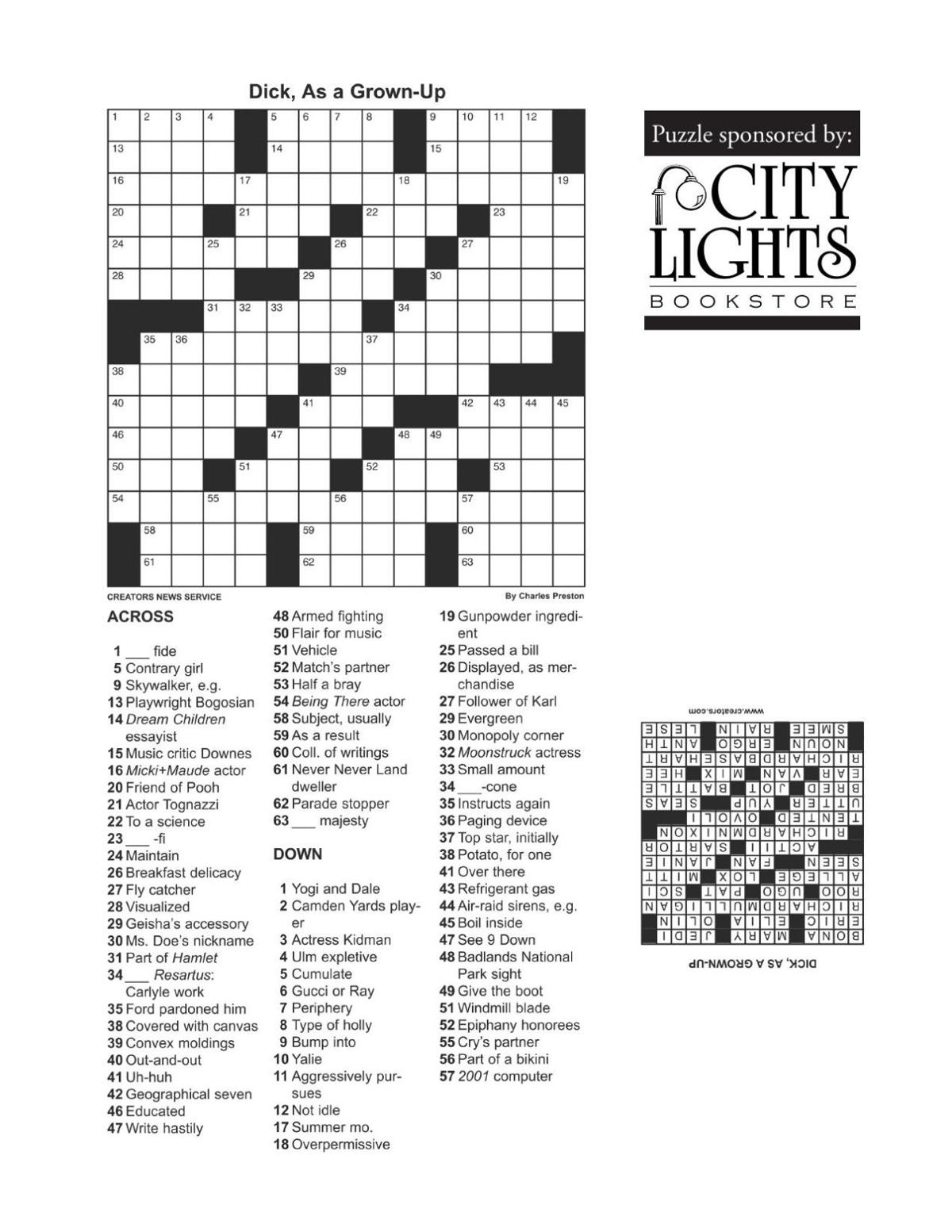 Crossword - July 2, 2015.pdf | Crossword | thesylvaherald.com