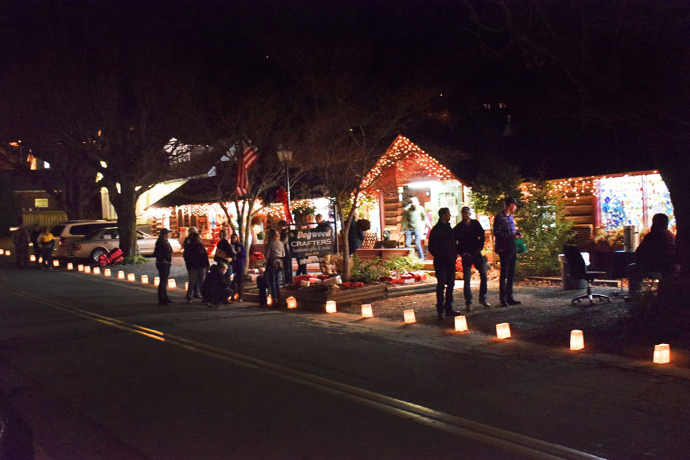 Dillsboro’s Festival of Lights and Luminaries continues this weekend