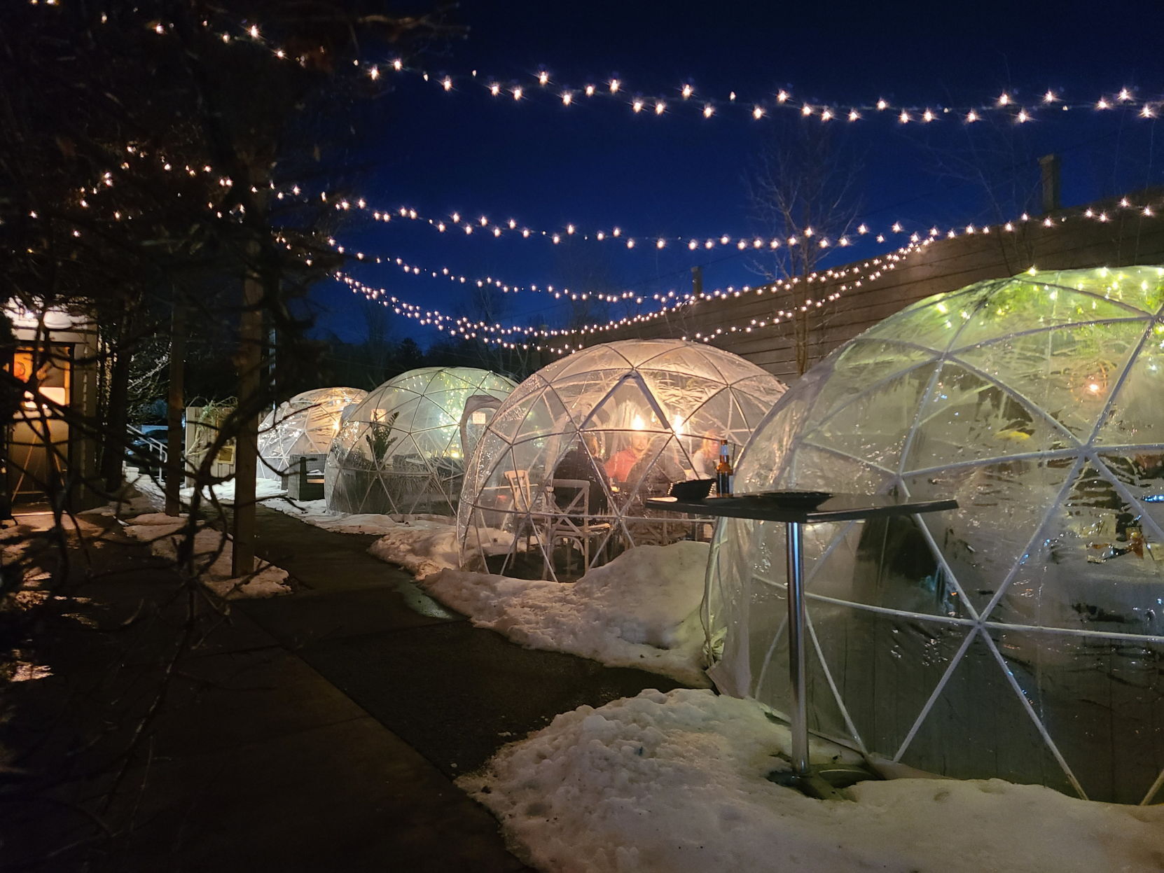 Eateries turn to igloos and more for winter dining Lifestyles