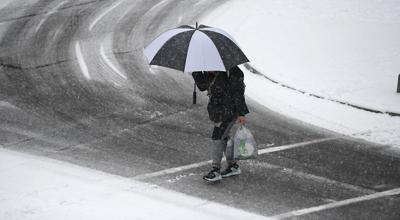 Winter storm moves into the area; cold temps coming