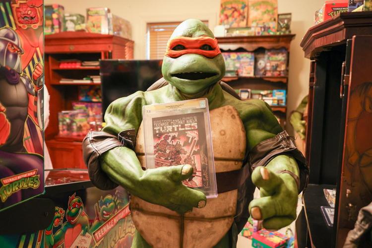 Cowabunga! Teenage Mutant Ninja Turtle collector still a 'kid