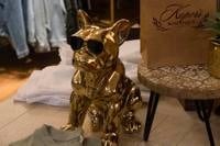 Gold Detailed Camel Pants - Koper's Boutique