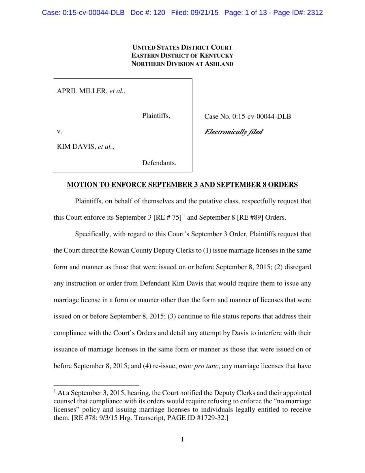 Ky District Court Docket 09 - rucu6cj