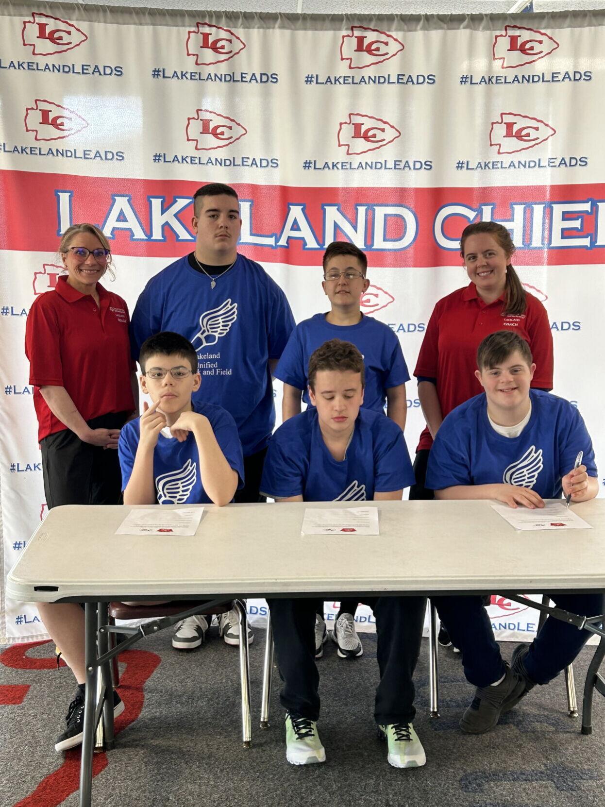 Lakeland School District formed a Unified Track and Field Team