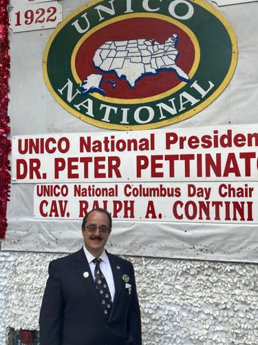 Peter Pettinato at the Columbus Day Parade in New York City.