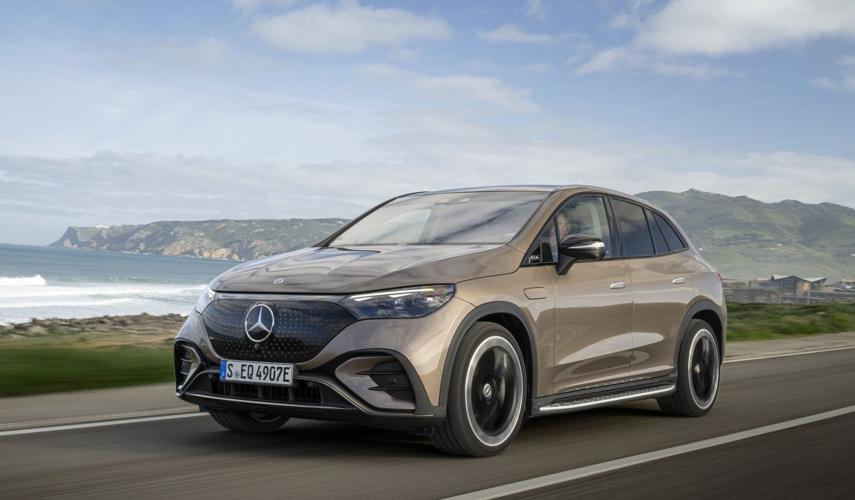 Mercedes-Benz EQE SUV Press test drive, Portugal 2023