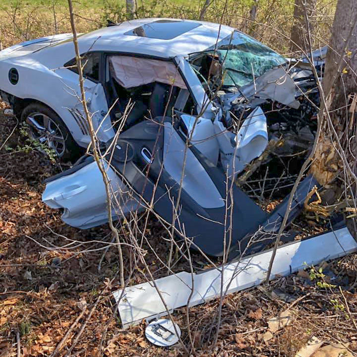 PHOTO Onecar crash in North Stonington injures driver North