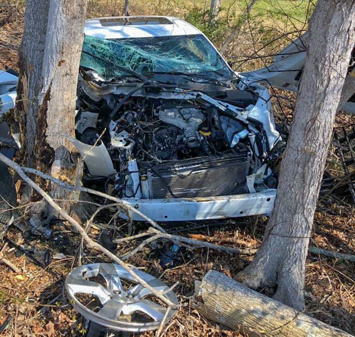 PHOTO Onecar crash in North Stonington injures driver North