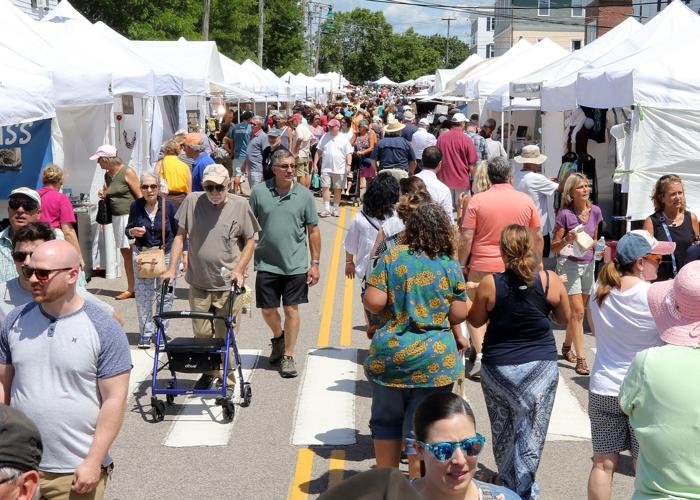 PHOTOS Scenes from the Mystic Outdoor Art Festival Stonington