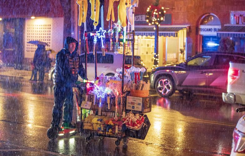 PHOTOS Wet and windy Westerly Light Parade still draws a crowd