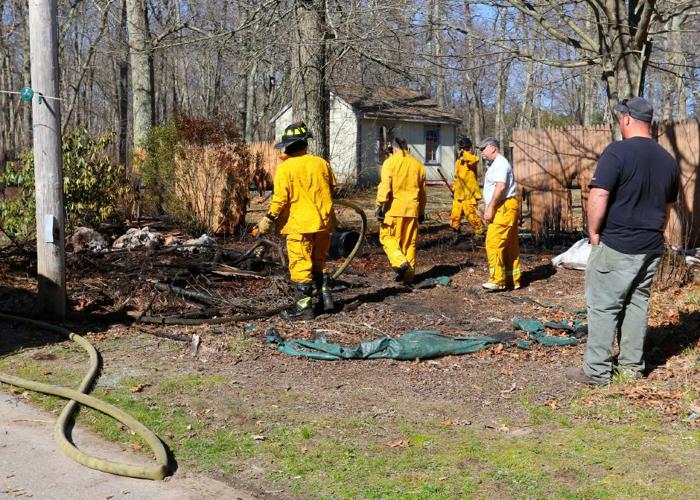 Firefighters douse large brush fire in Charlestown | Charlestown ...