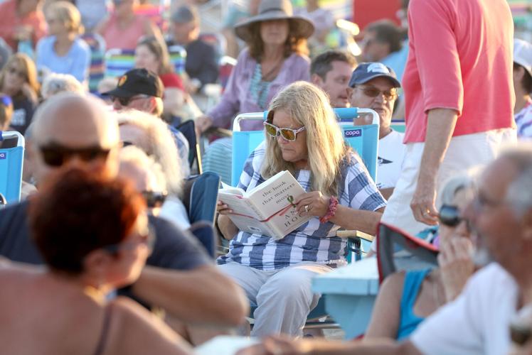PHOTOS Catching up on her reading at Blues on the Beach Westerly