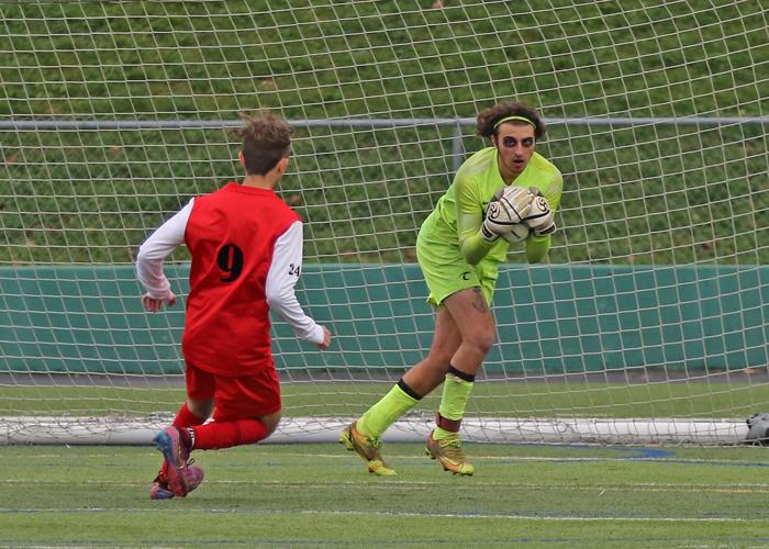 Boys soccer: Chargers repeat as Division II champs Ethan Knowles #39 2nd