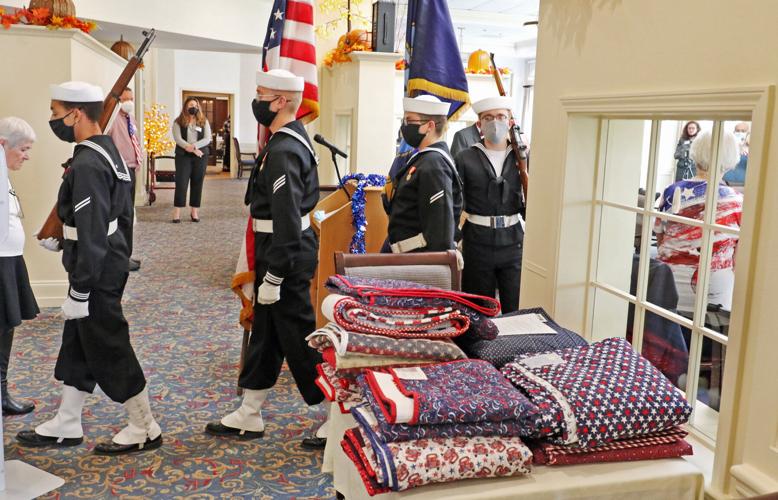 PHOTOS Quilting for veterans at StoneRidge Stonington
