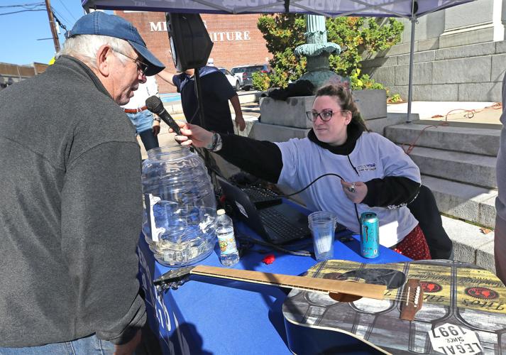 PHOTOS Hugs, donations at WBLQ live broadcast in memory of Chris