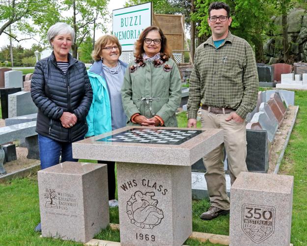 Checkmate: Granite chess tables donated to library, Local News