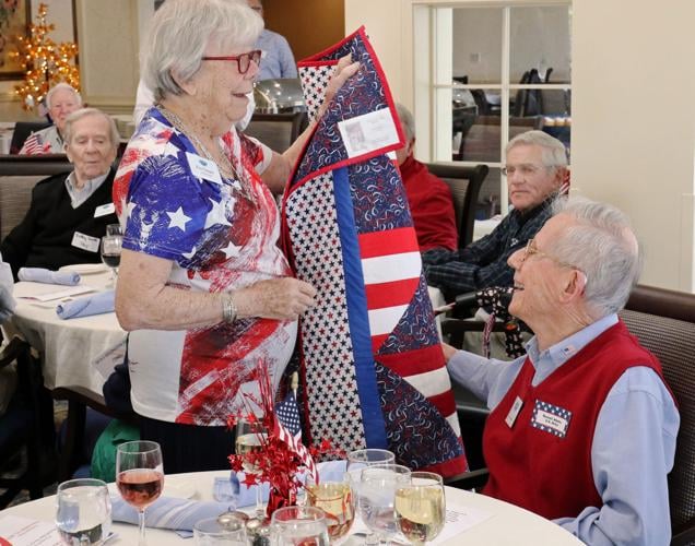 PHOTOS Quilting for veterans at StoneRidge Stonington