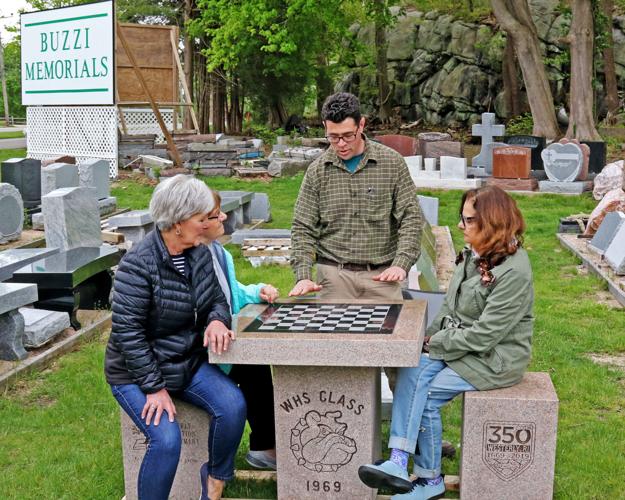 Checkmate: Granite chess tables donated to library, Local News