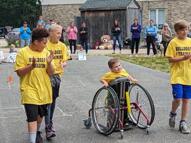 Dunns Corners Elementary School Special Olympics team meets inclusion