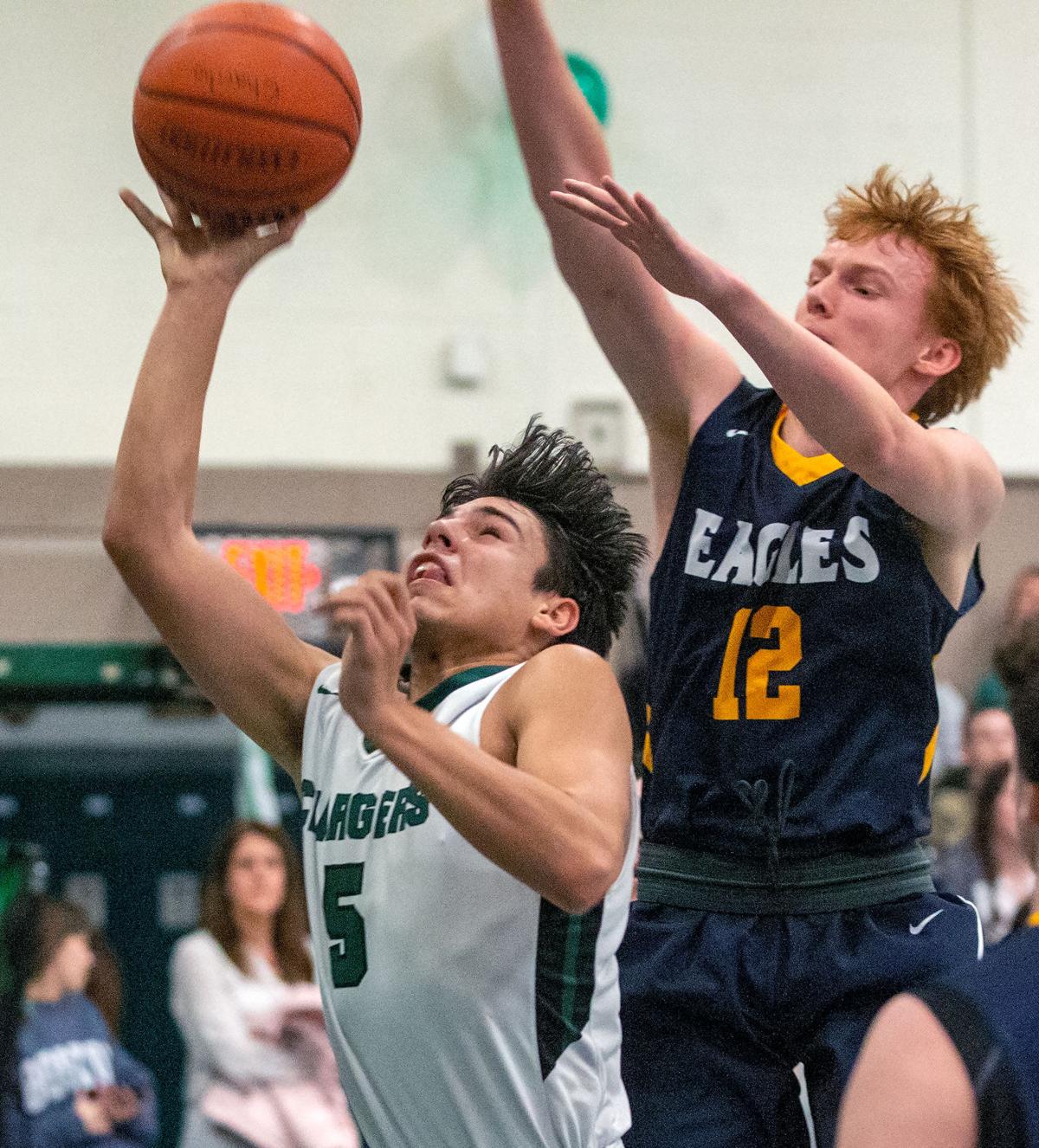 Boys Basketball Chargers Push Eagles But Lose On Senior Night