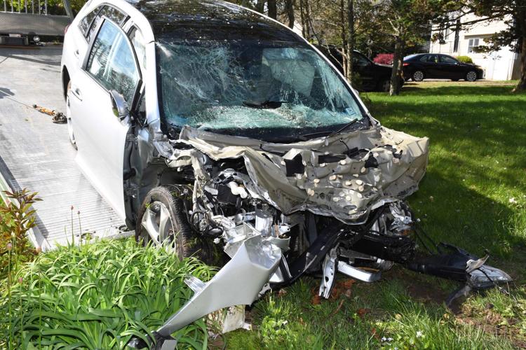 Stonington man charged with DUI after striking 3 trucks in Monday crash