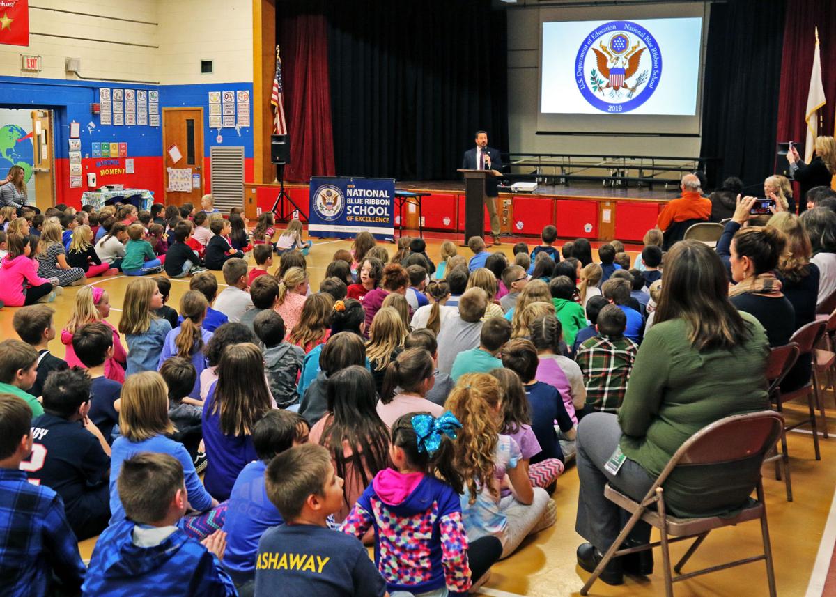 Ashaway Elementary School celebrates Blue Ribbon Award Richmond