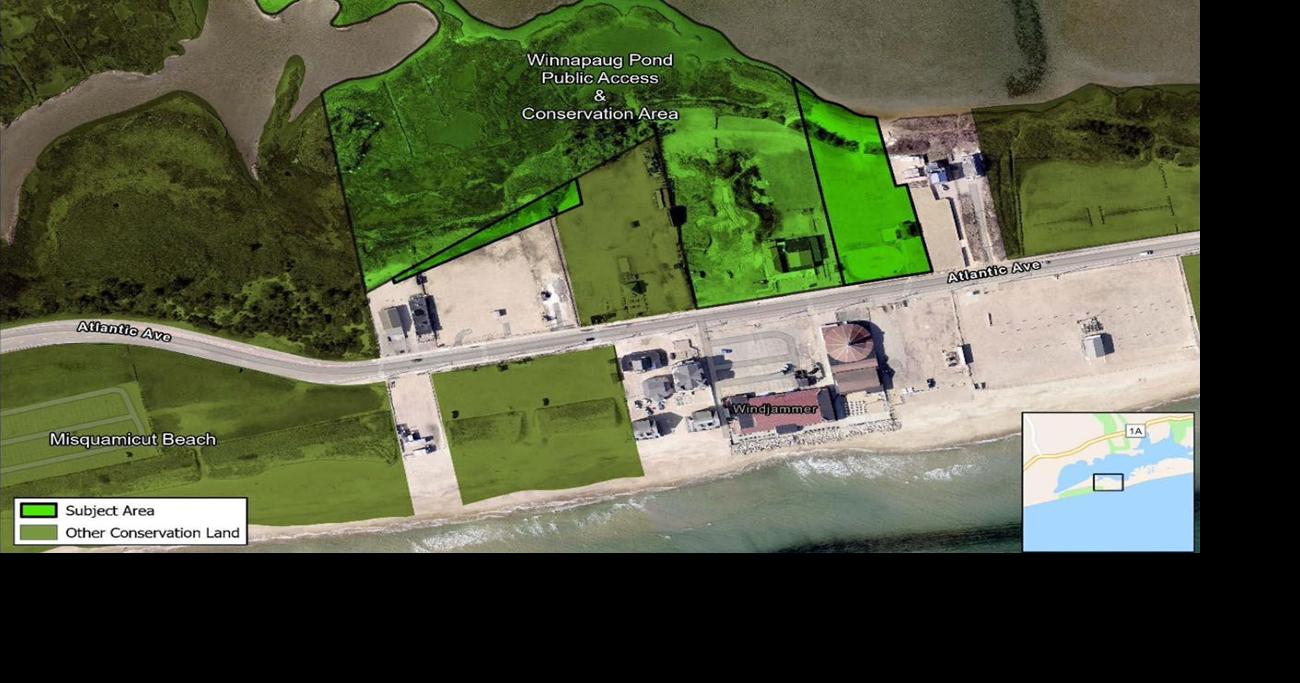 Misquamicut land designated for conservation and public space