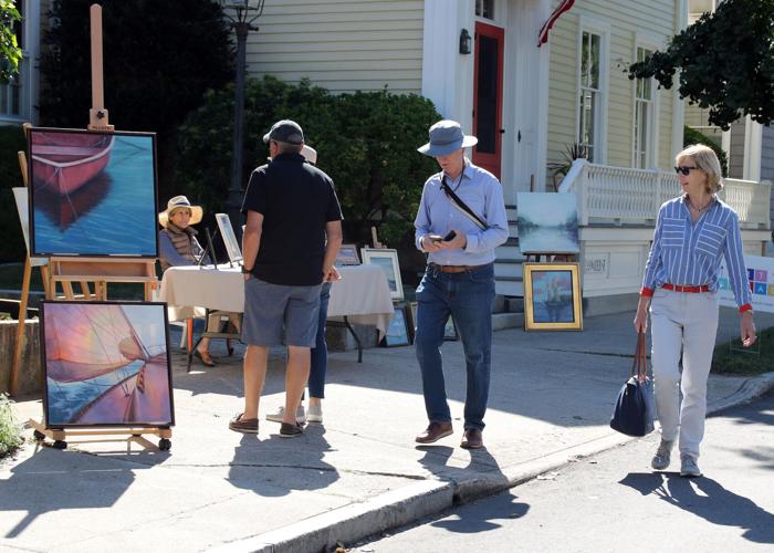 PHOTOS Plenty for everyone at the annual Stonington Borough Art Walk