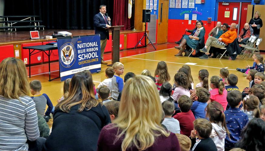 Ashaway Elementary School celebrates Blue Ribbon Award Richmond