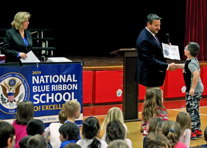 Ashaway Elementary School celebrates Blue Ribbon Award Richmond