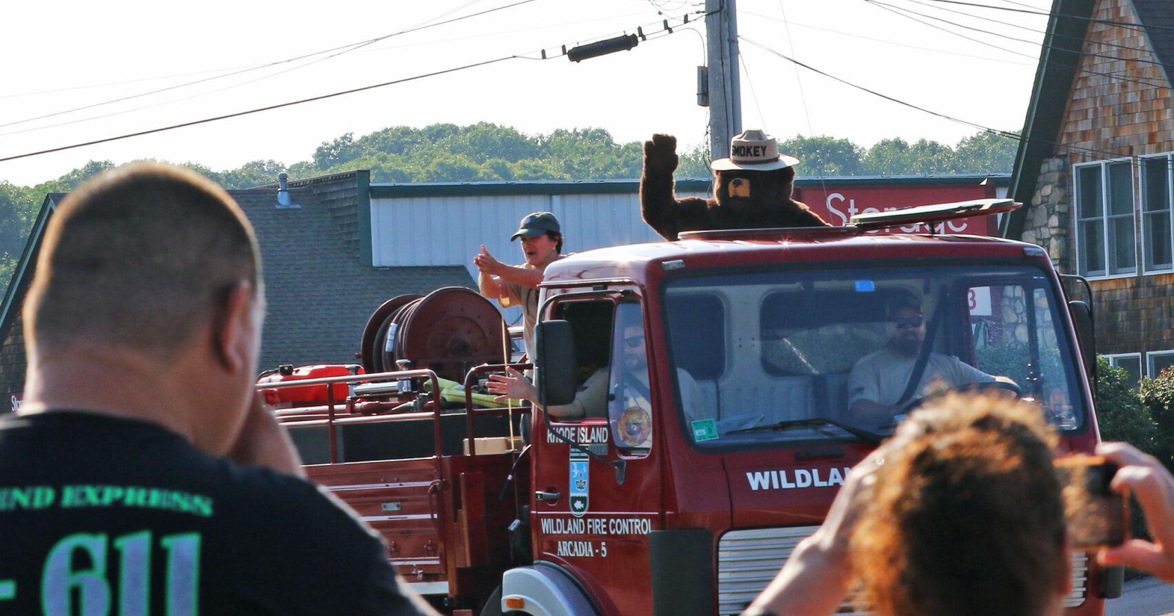 Sharing in Summer Tradition: Smokey Bear returns to crowds in Westerly - Vimarsana News