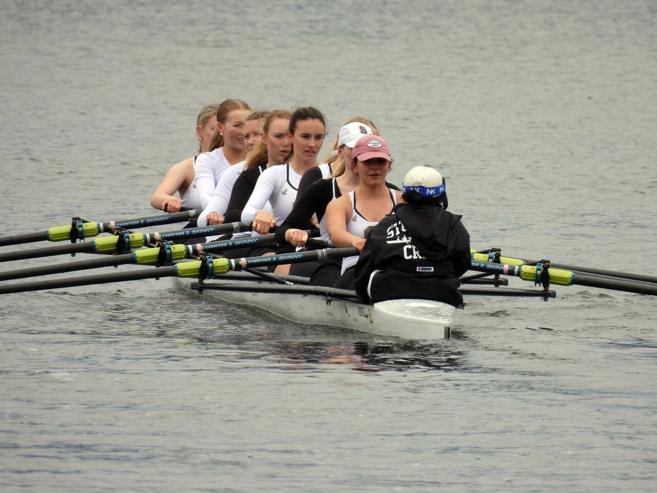 Crew: Stonington boys first and second eights win pair on the Charles River; Girls first eight downs Sacred Heart